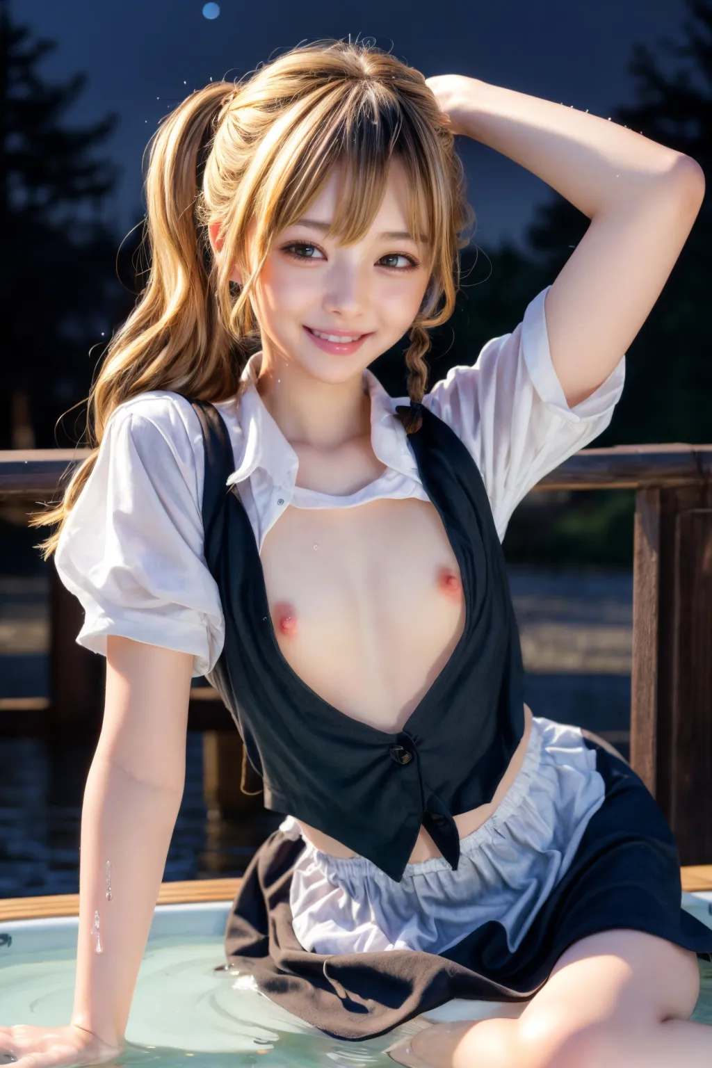 可愛い美少女たちが魔理沙ちゃんのコスプレをしてくれたAIエロ画像240枚まとめ！(4ページ目)の6枚目の画像です。