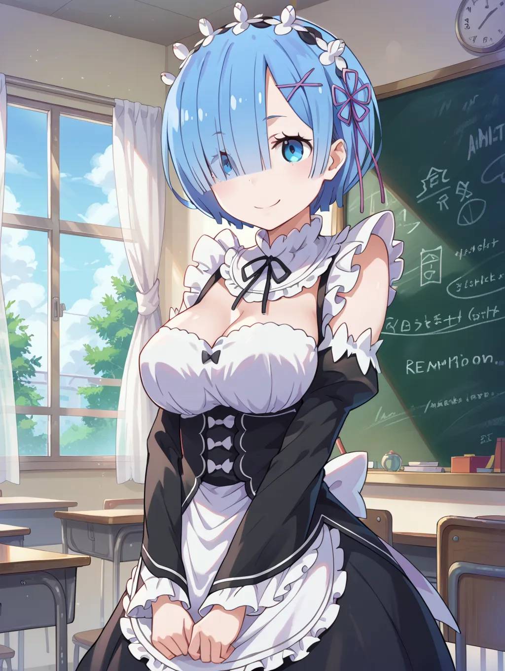 リゼロに登場するレムちゃんのエッチなAIイラスト画像400枚まとめ！(2ページ目)の7枚目の画像です。