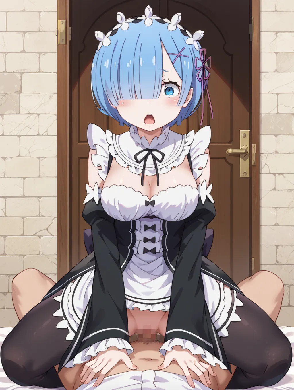 リゼロに登場するレムちゃんのエッチなAIイラスト画像400枚まとめ！(2ページ目)の18枚目の画像です。