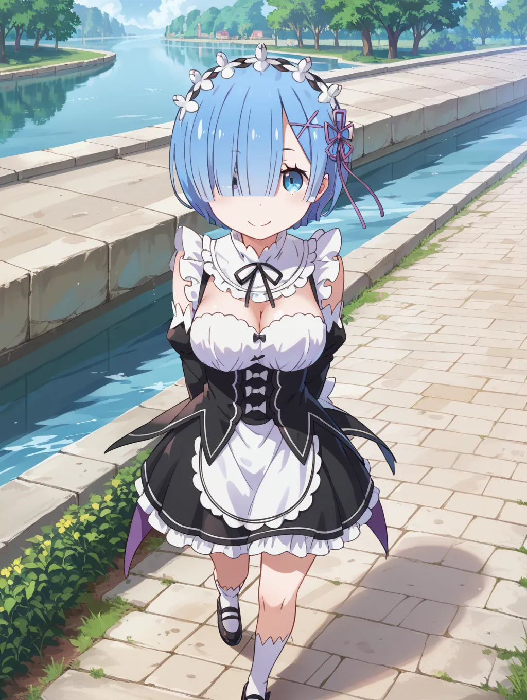 リゼロに登場するレムちゃんのエッチなAIイラスト画像400枚まとめ！(3ページ目)の19枚目の画像です。