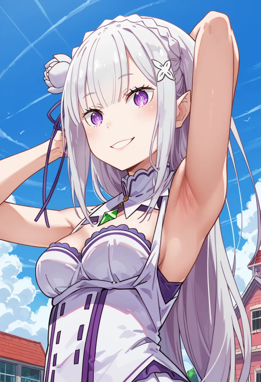 リゼロに登場するエミリアちゃんのエッチなAIイラスト画像320枚まとめ！(3ページ目)の20枚目の画像です。