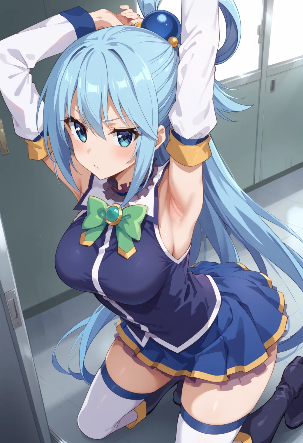 このすばに登場する駄女神なアクアちゃんのエッチなAIイラストエロ画像432枚まとめ！(4ページ目)の37枚目の画像です。