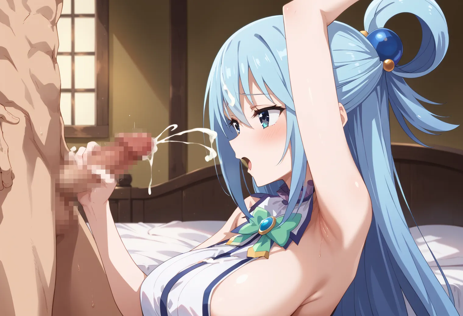 このすばに登場する駄女神なアクアちゃんのエッチなAIイラストエロ画像432枚まとめ！の31枚目の画像です。