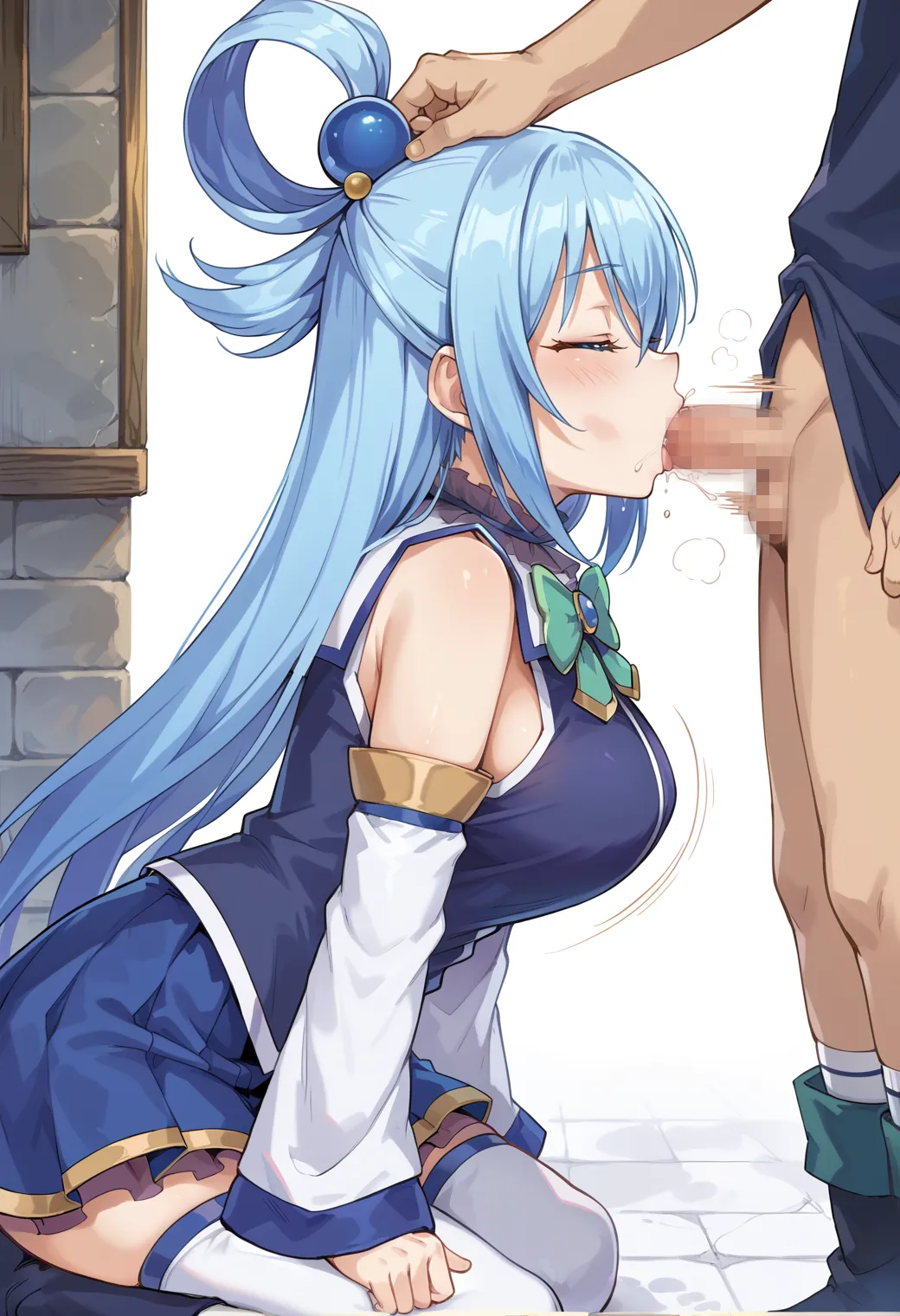 このすばに登場する駄女神なアクアちゃんのエッチなAIイラストエロ画像432枚まとめ！の5枚目の画像です。