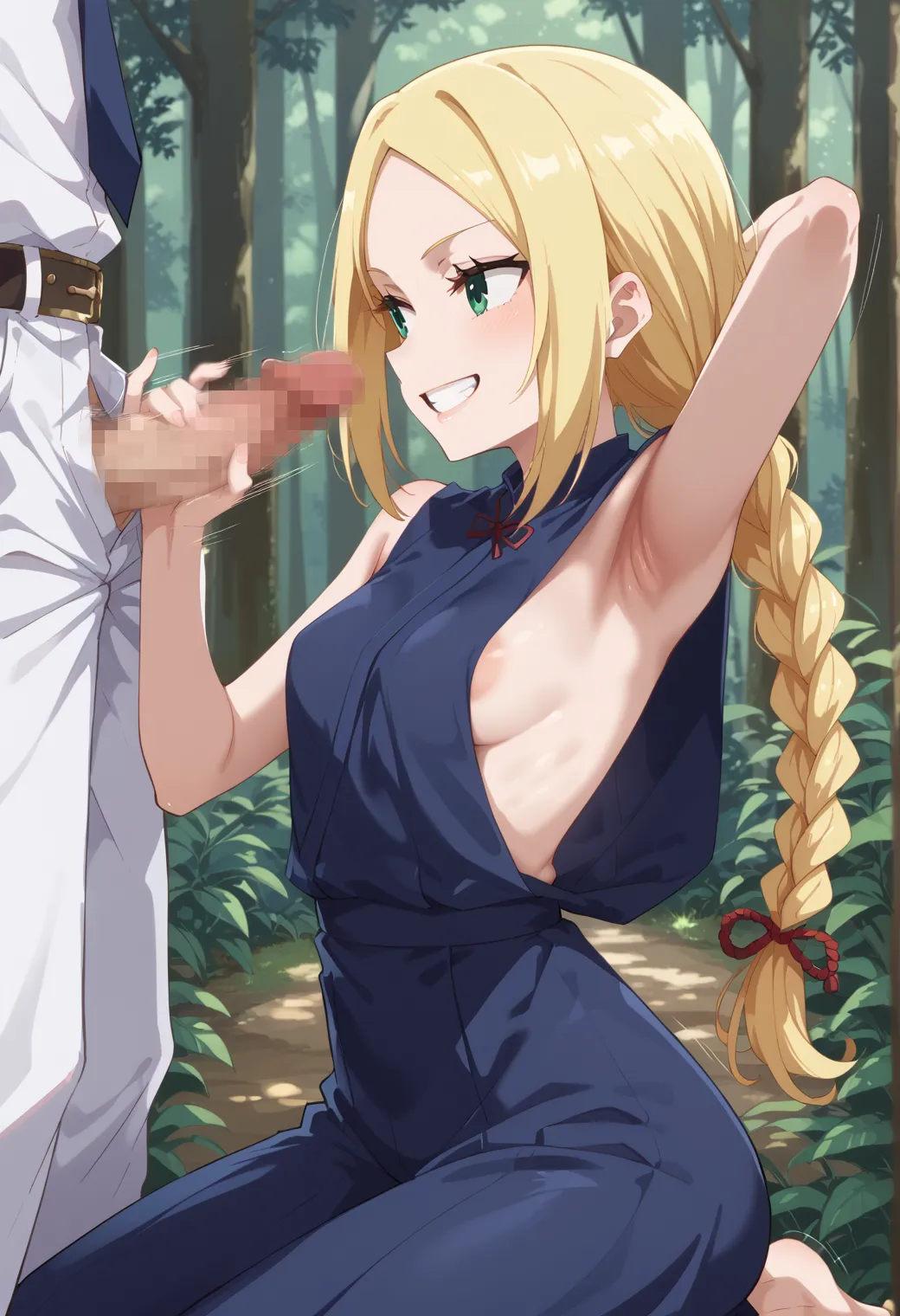 最近のAIで生成した二次元の女の子がペニスをしごく画像がシコ過ぎるから一回見てくれ！ｗｗｗ（画像511枚）(10ページ目)の30枚目の画像です。