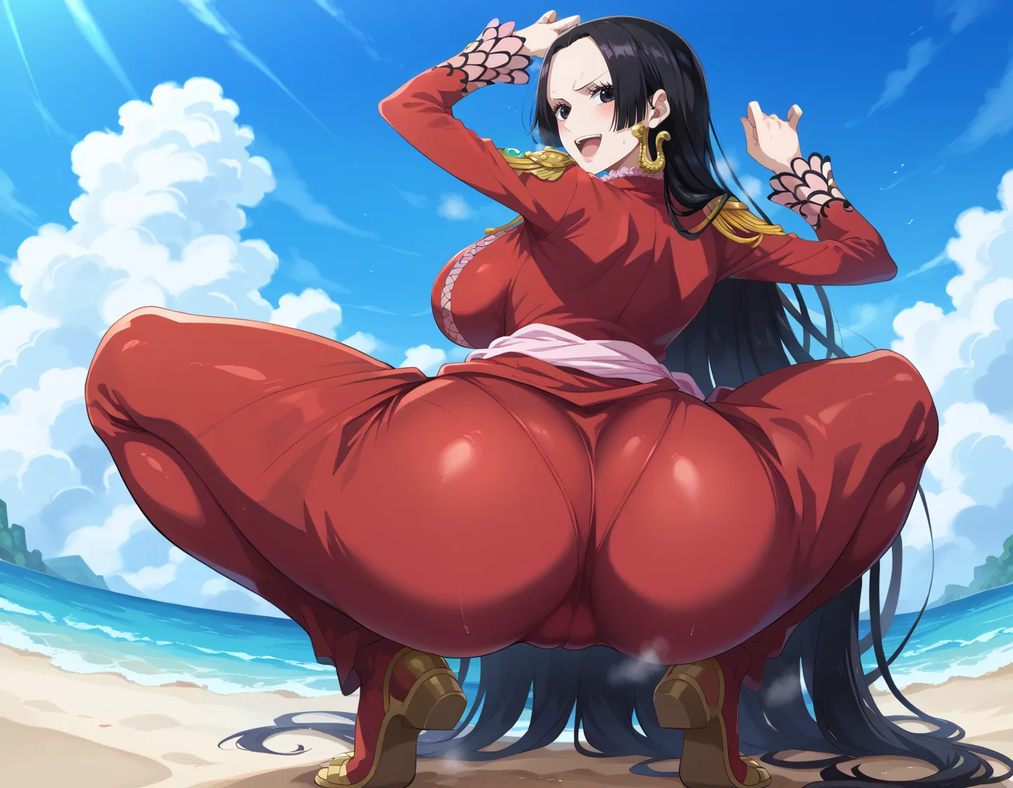 人気漫画・アニメのワンピースに登場するハンコックちゃんのエッチ度増し増し画像451枚まとめ！(8ページ目)の39枚目の画像です。