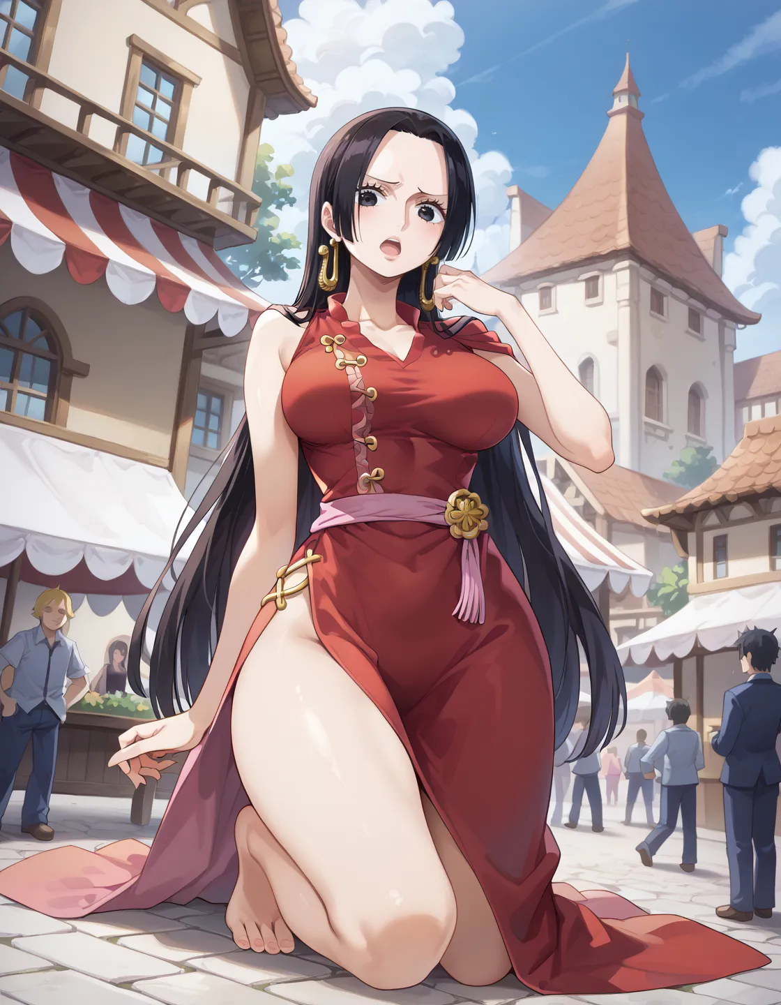 人気漫画・アニメのワンピースに登場するハンコックちゃんのエッチ度増し増し画像451枚まとめ！(12ページ目)の11枚目の画像です。