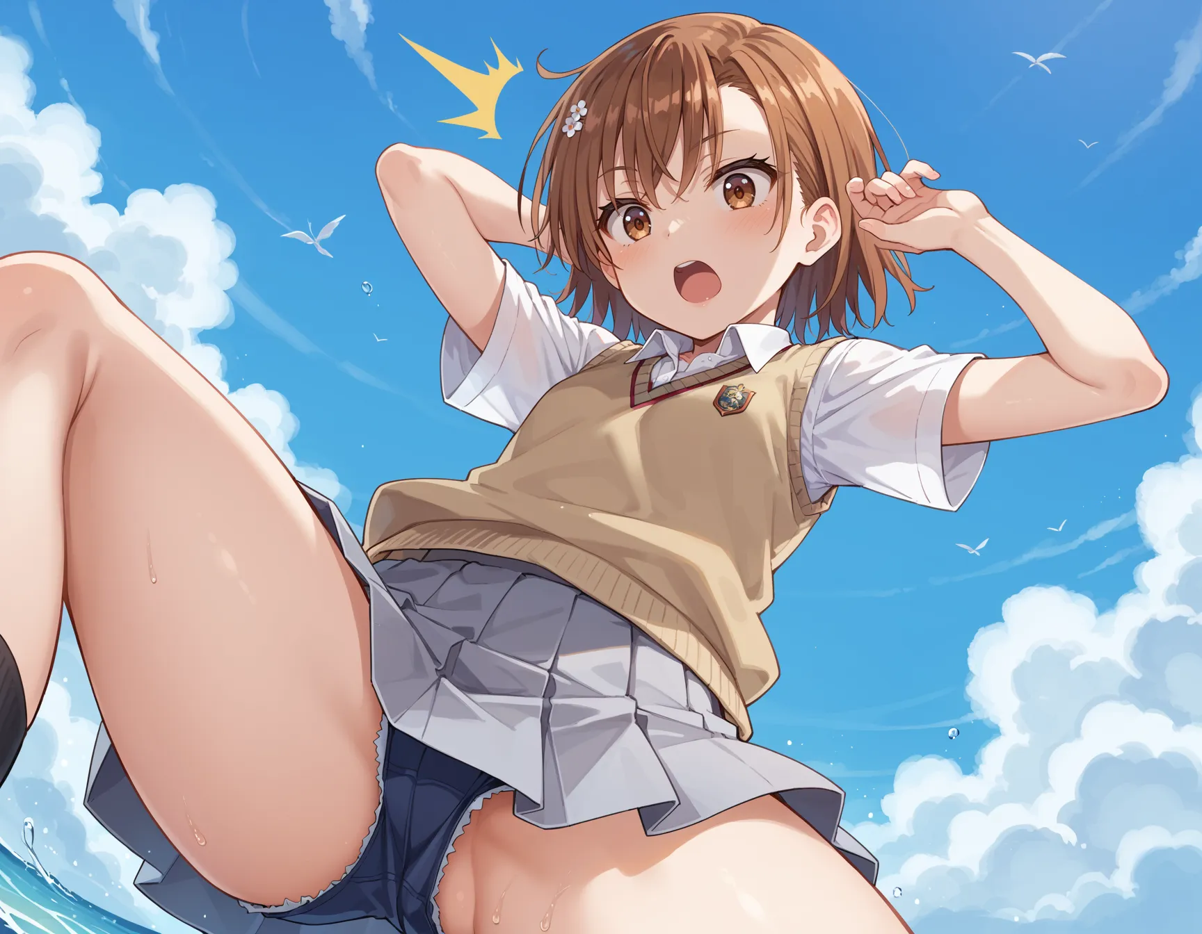 とある科学の超電磁砲に登場するみことちゃんのエッチなAIイラスト画像440枚まとめ！(4ページ目)の15枚目の画像です。