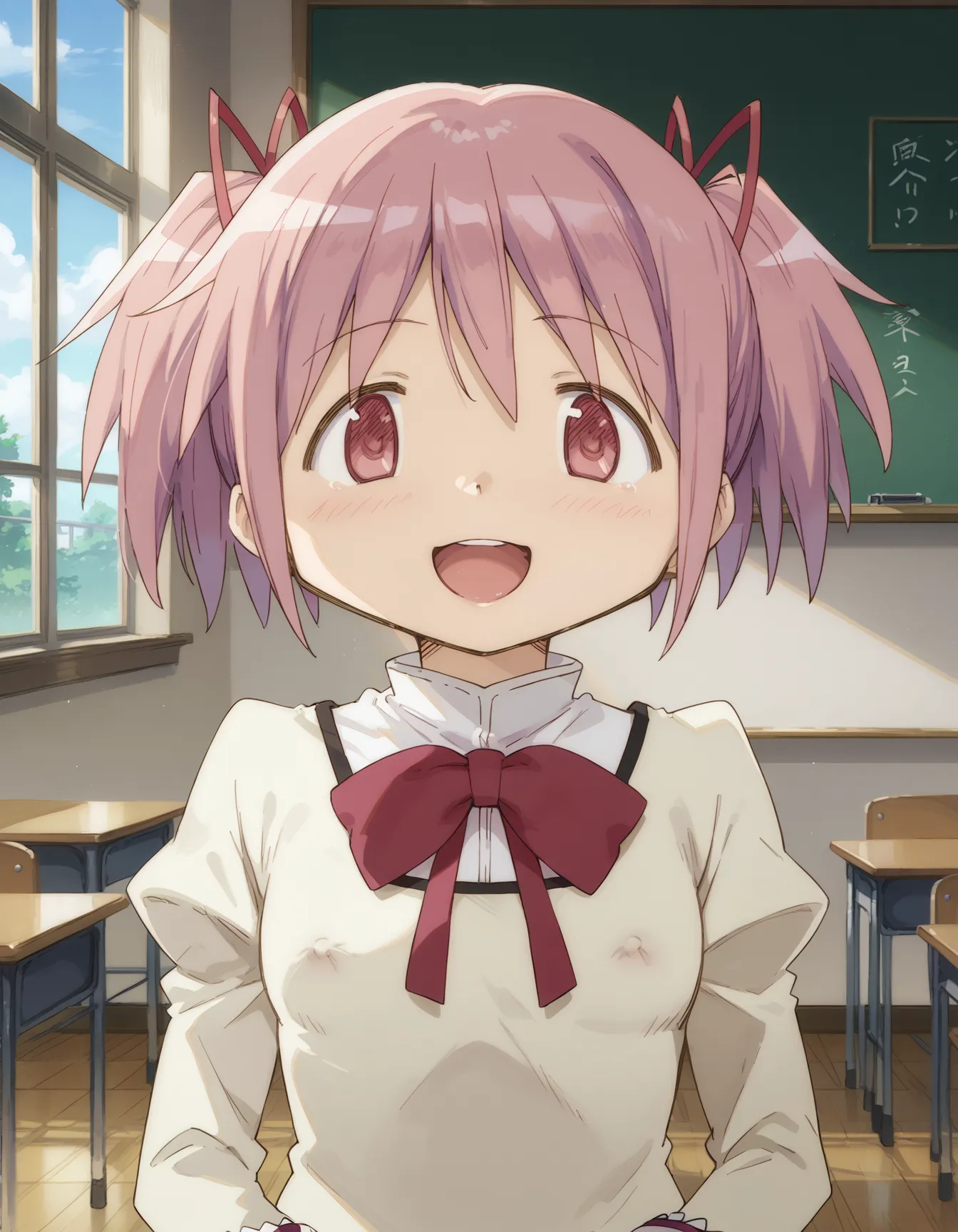 まるで公式？！鹿目まどかちゃんAI画像500枚！塗りにも要注目！(12ページ目)の34枚目の画像です。
