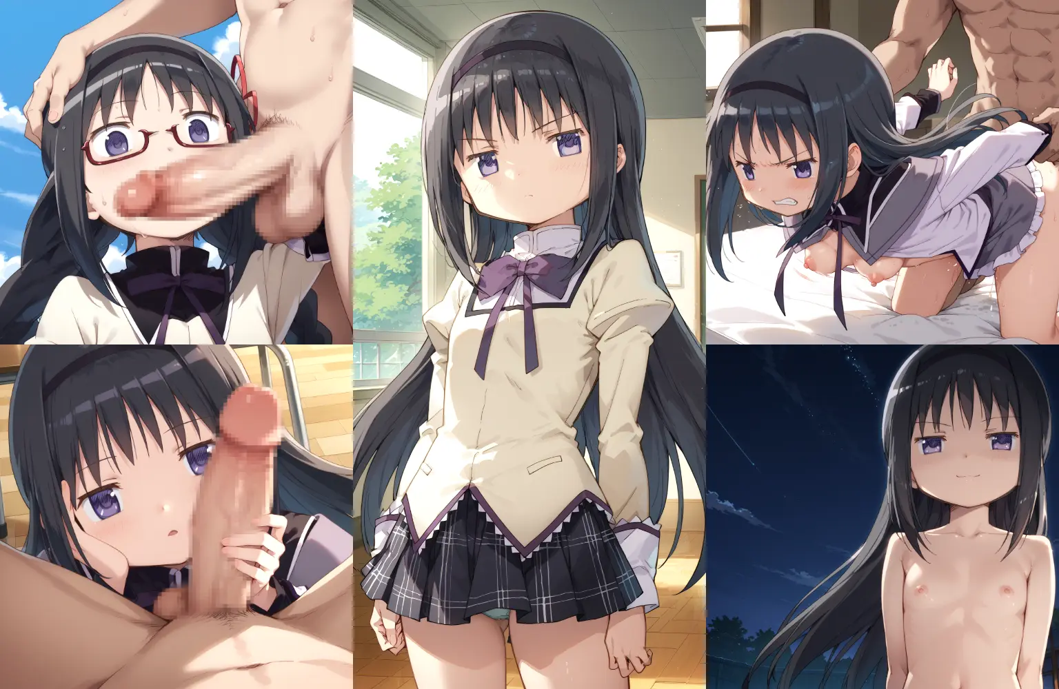 年間の貧乳AIエロ画像ランキング第44位の画像です。