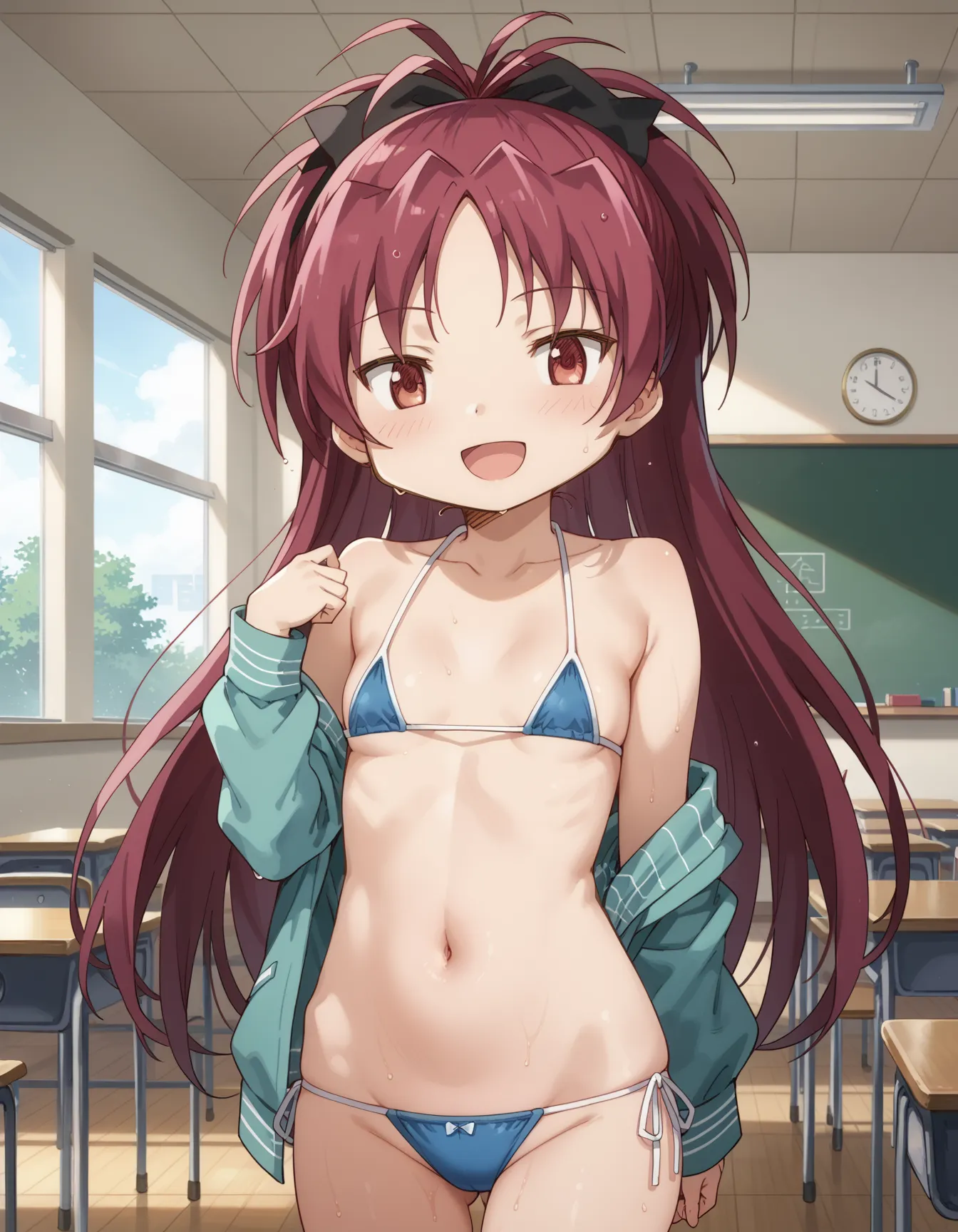 【杏子エロ画像】まどマギに登場する佐倉杏子ちゃんAI画像400枚！(4ページ目)_次ページのエロ画像