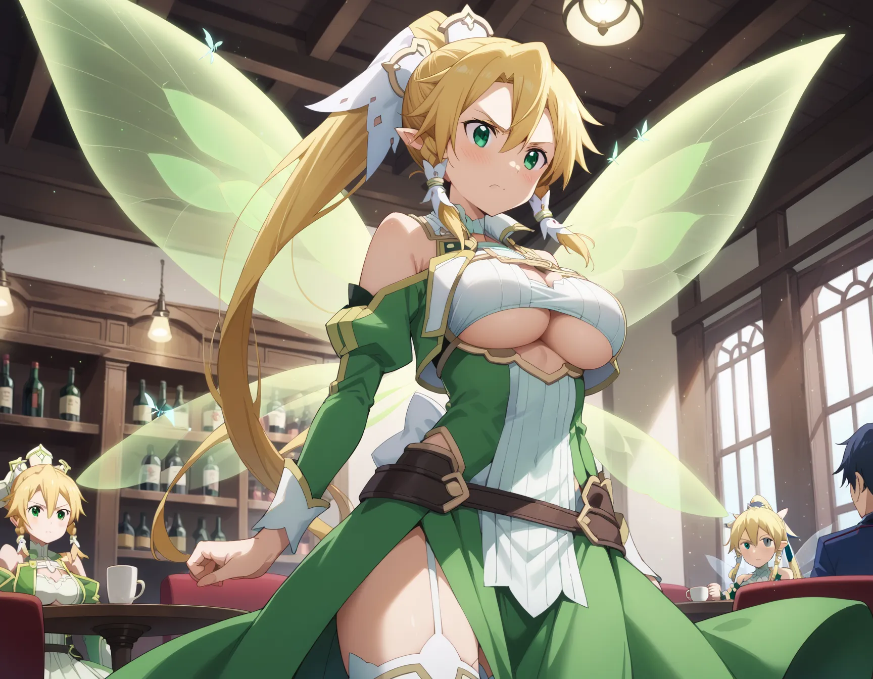 ソードアート・オンラインに登場するリーファちゃんのエロいAI画像432枚！(6ページ目)の27枚目の画像です。