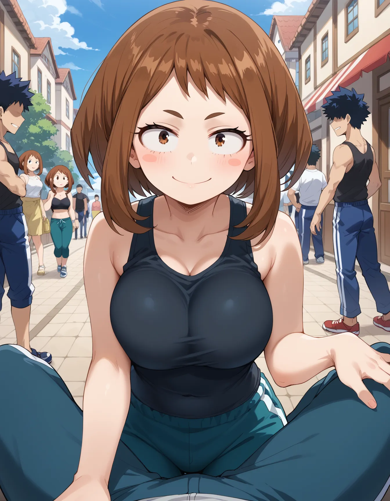 ヒロアカに登場するお茶子ちゃんのエロいAI画像400枚！(5ページ目)の14枚目の画像です。