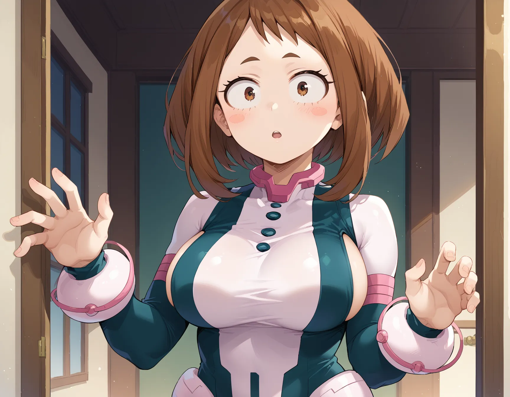ヒロアカに登場するお茶子ちゃんのエロいAI画像400枚！(5ページ目)の25枚目の画像です。