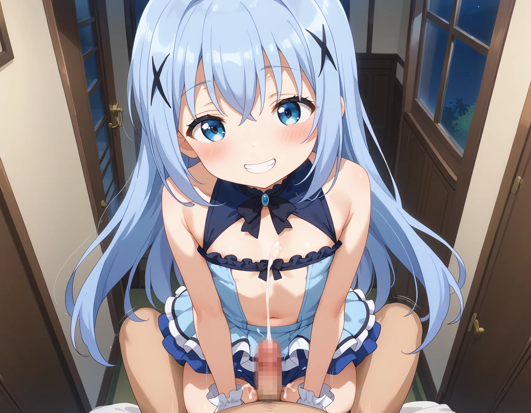 ごちうさに登場するロリカワな準主人公チノちゃんのエロいAI画像450枚！(4ページ目)の6枚目の画像です。