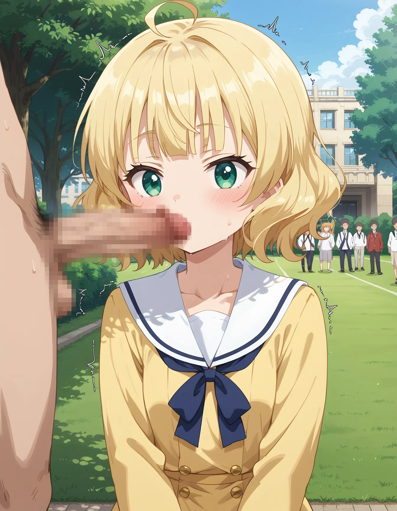 ごちうさに登場する金髪ロリでキュートなシャロちゃんのエロいAI画像450枚！(9ページ目)の39枚目の画像です。