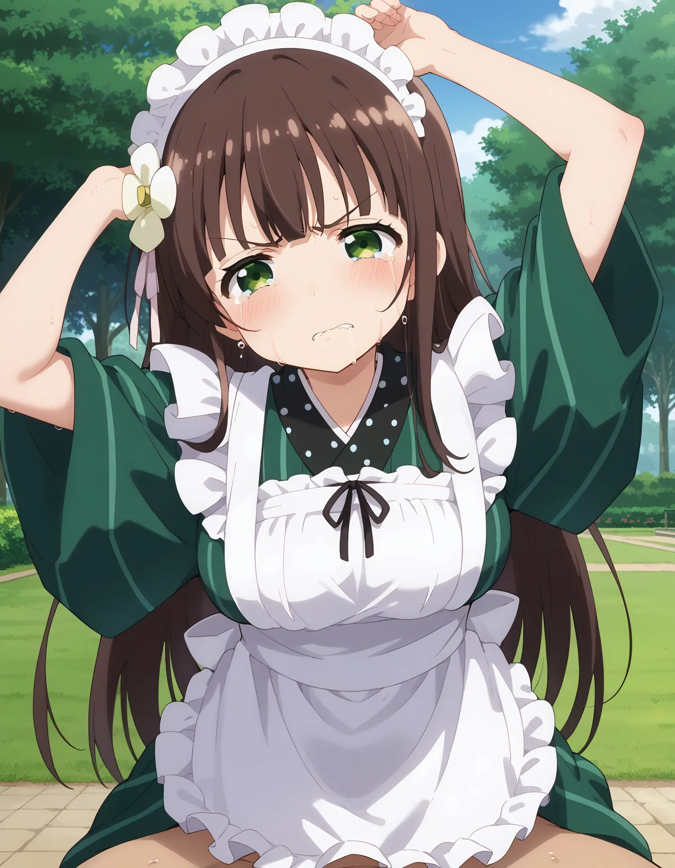 ごちうさに登場する実は脱いだらグラマーな千夜ちゃんのエロいAI画像400枚！(6ページ目)の23枚目の画像です。