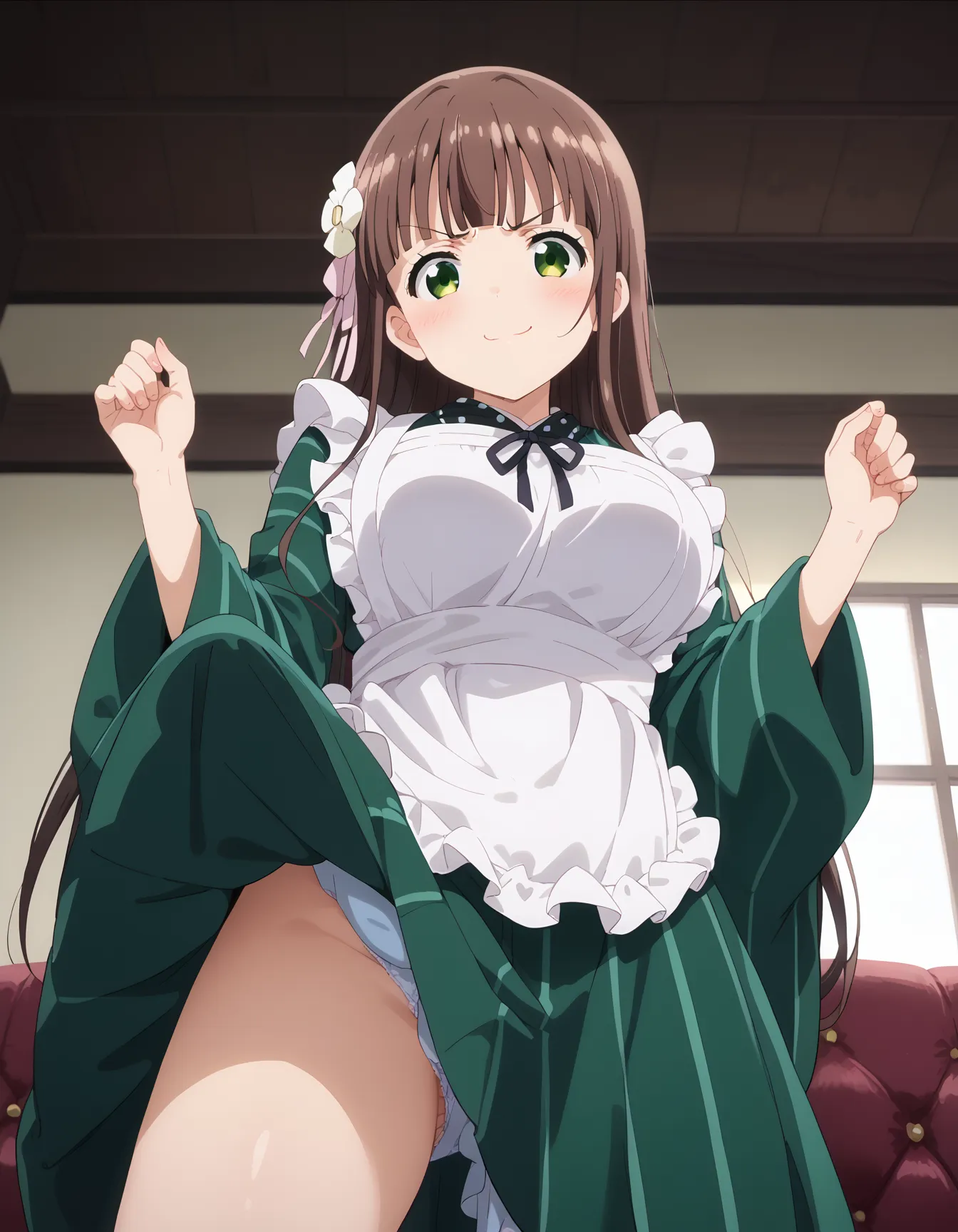 ごちうさに登場する実は脱いだらグラマーな千夜ちゃんのエロいAI画像400枚！(6ページ目)の25枚目の画像です。