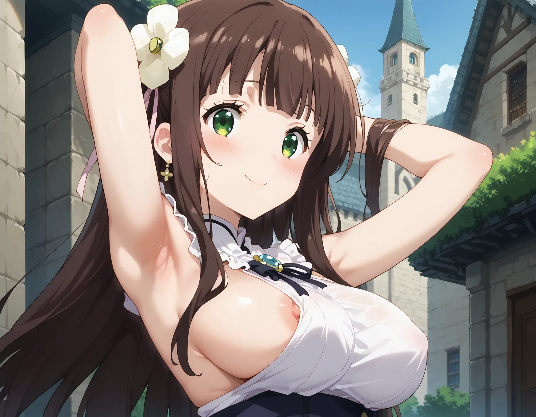 ごちうさに登場する実は脱いだらグラマーな千夜ちゃんのエロいAI画像400枚！(2ページ目)の8枚目の画像です。