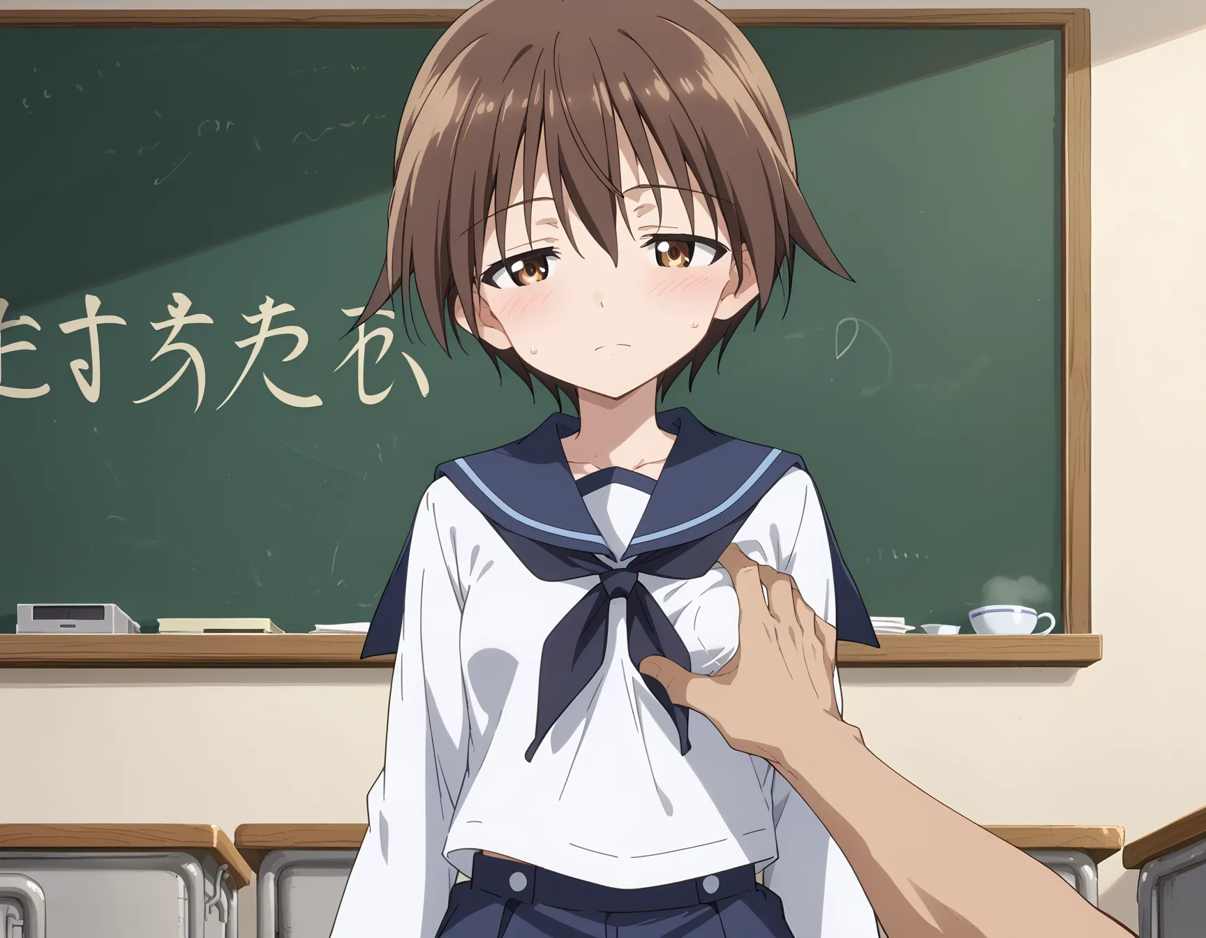 ストパンに登場する主人公でおっぱい星人？！なよしかちゃんのエロいAI画像410枚！(6ページ目)の11枚目の画像です。