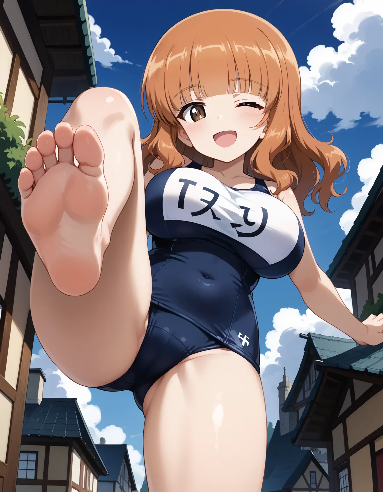 ガルパンに登場する巨乳美少女なさおりちゃんのエロいAI画像480枚！(3ページ目)の32枚目の画像です。