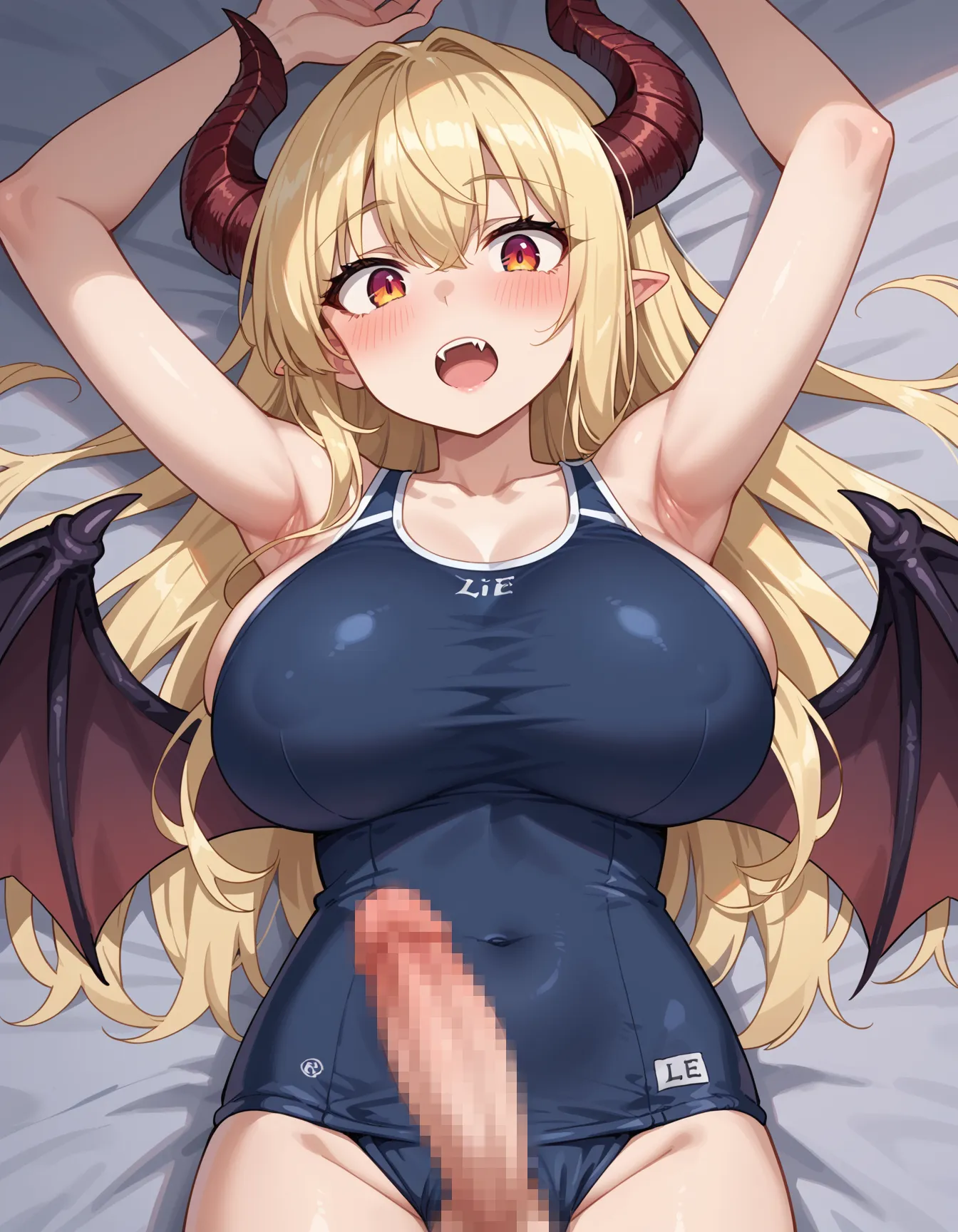 セクシーな淫魔と巨大ペニスの組み合わせが最高にエロいAI画像385枚！(8ページ目)の30枚目の画像です。
