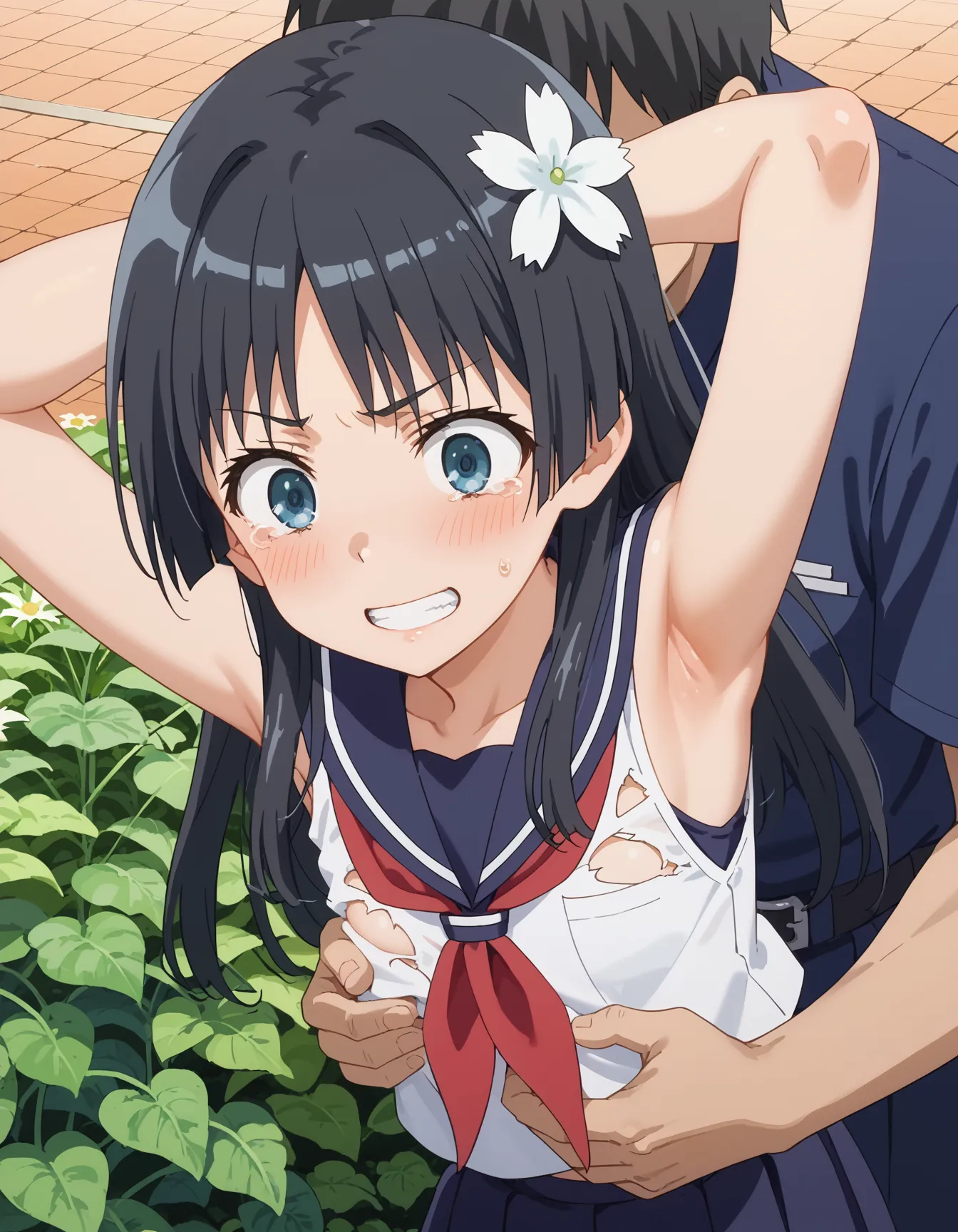 とある科学の超電磁砲に登場する黒髪ロング美少女佐天ちゃんのエロいAI画像360枚！(6ページ目)の14枚目の画像です。