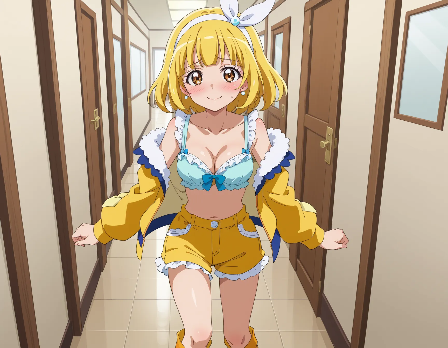 スマプリに登場するキュアピース(黄瀬やよい)のエロいAI画像341枚！(6ページ目)の18枚目の画像です。