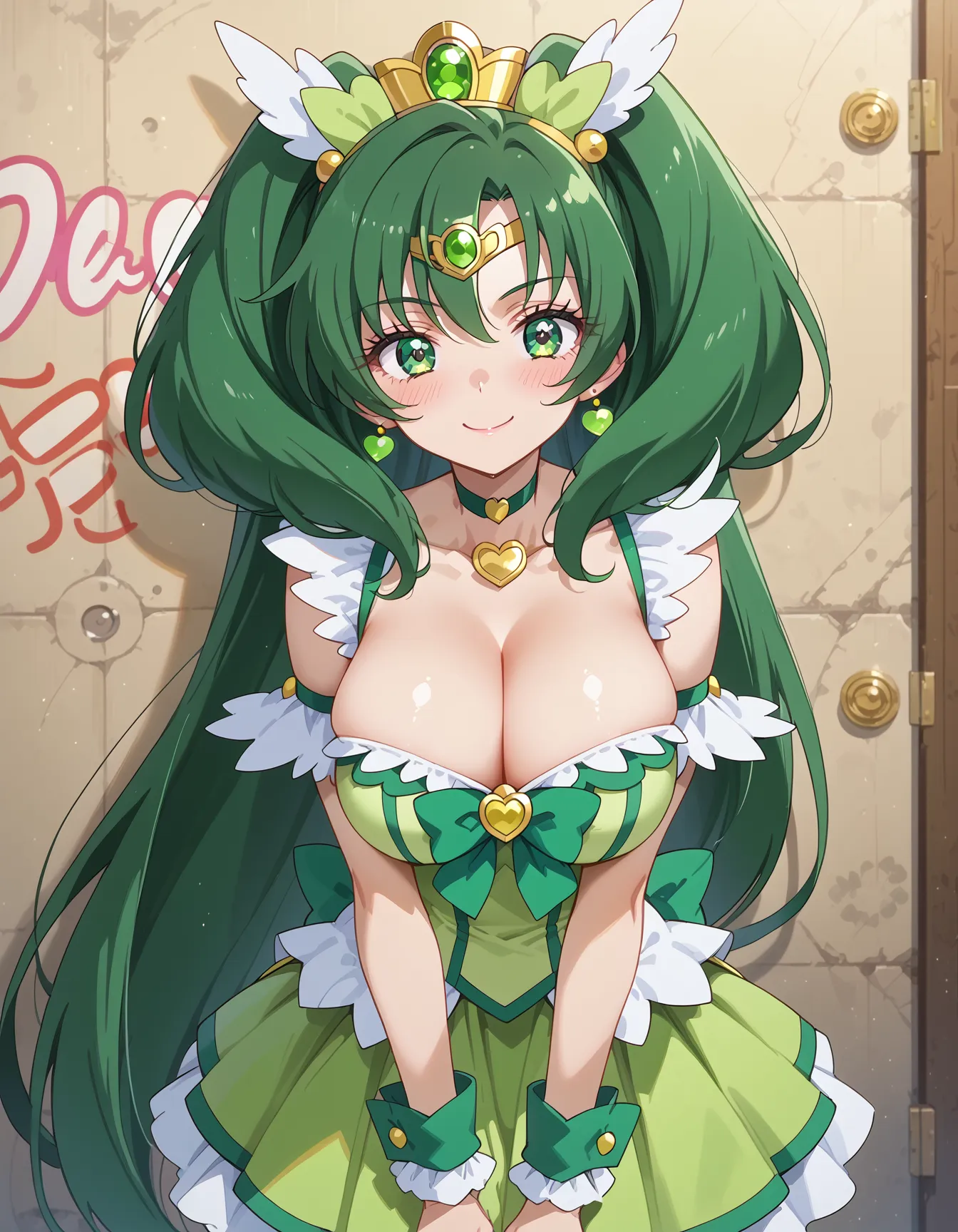 スマプリに登場するキュアマーチ(緑川なお)のエロいAI画像280枚！(7ページ目)の39枚目の画像です。