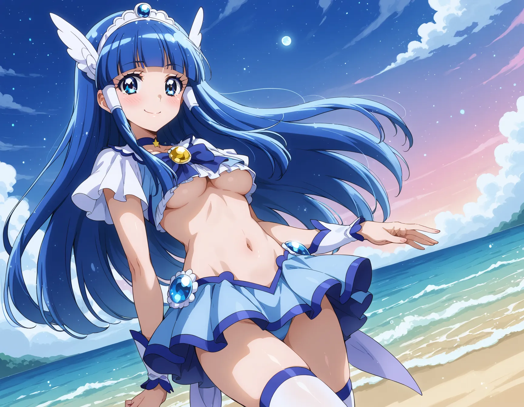 スマプリに登場するキュアビューティ(青木れいか)のエロいAI画像317枚！(2ページ目)の22枚目の画像です。