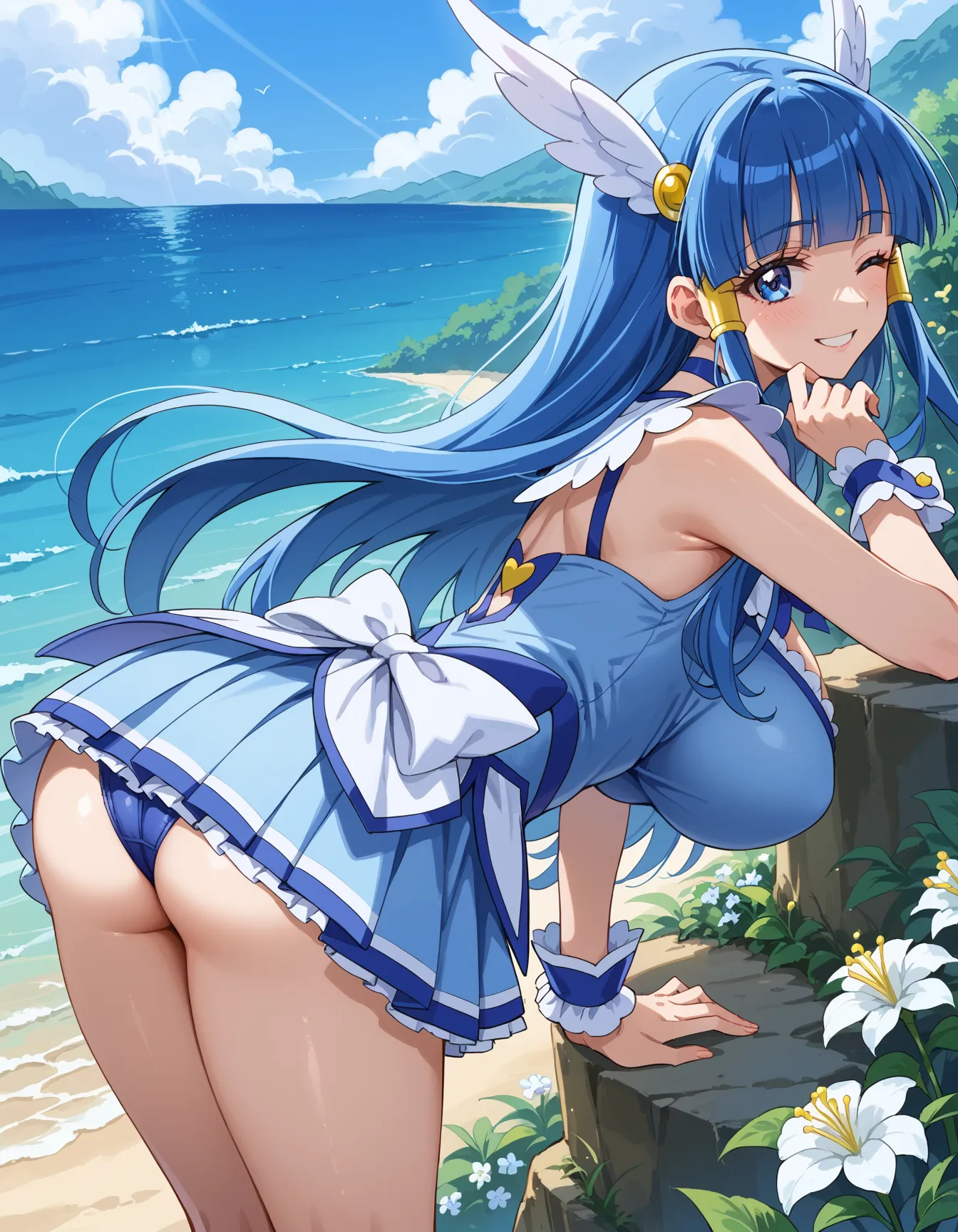 スマプリに登場するキュアビューティ(青木れいか)のエロいAI画像317枚！(4ページ目)の18枚目の画像です。