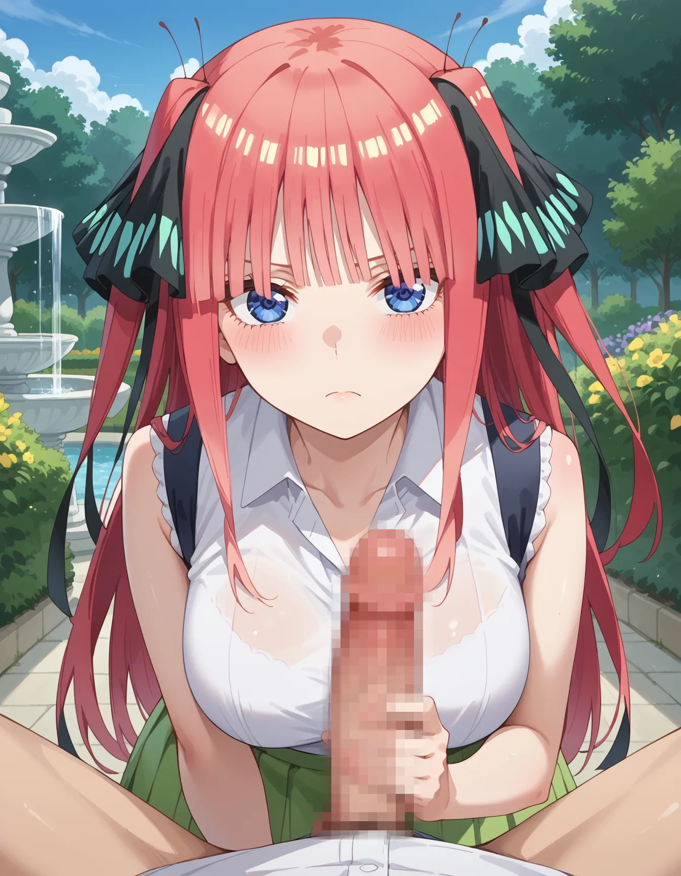 五等分の花嫁に登場する五つ子の次女二乃ちゃんのエロいAI画像428枚！(9ページ目)の17枚目の画像です。