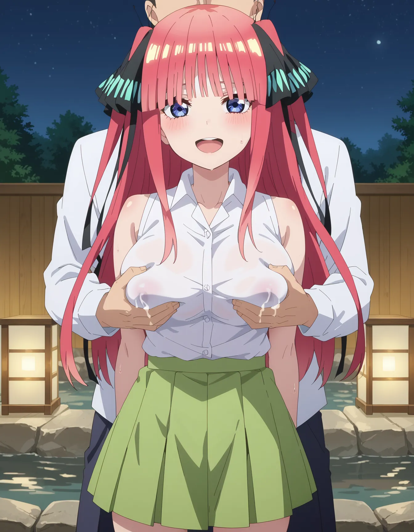 五等分の花嫁に登場する五つ子の次女二乃ちゃんのエロいAI画像428枚！(9ページ目)の35枚目の画像です。