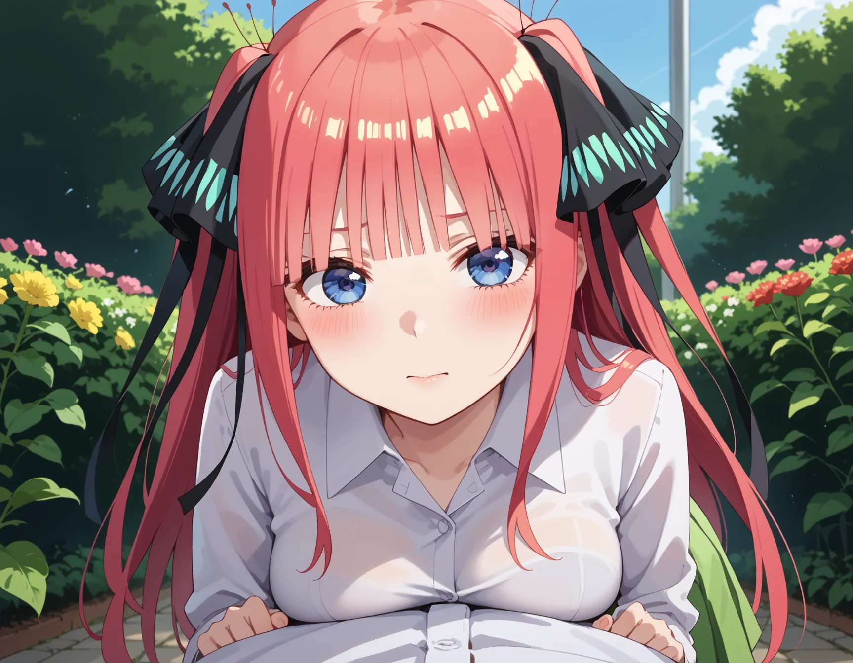 五等分の花嫁に登場する五つ子の次女二乃ちゃんのエロいAI画像428枚！(4ページ目)の32枚目の画像です。