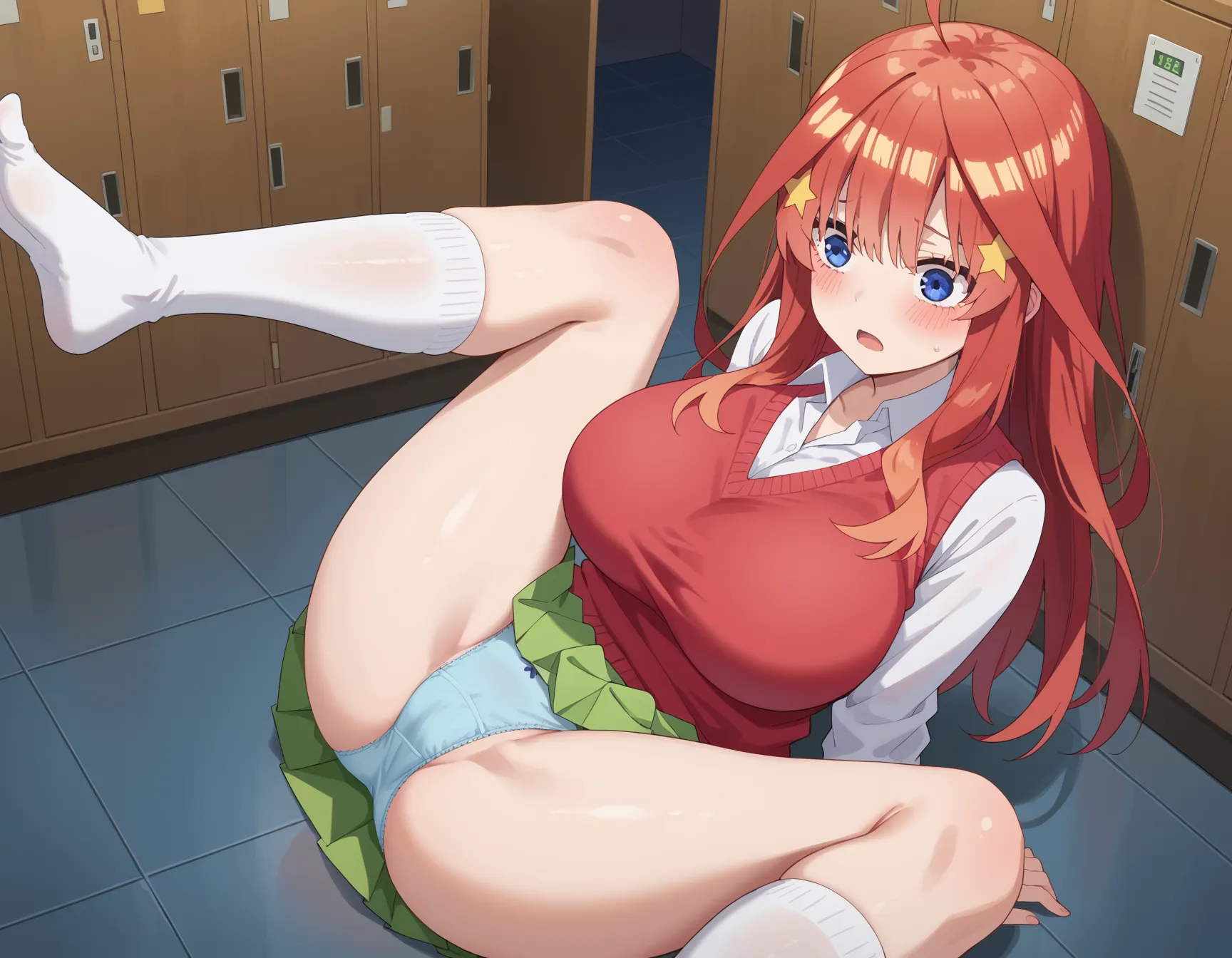 五等分の花嫁に登場する五つ子の五女五月ちゃんのエロいAI画像402枚！(7ページ目)の6枚目の画像です。