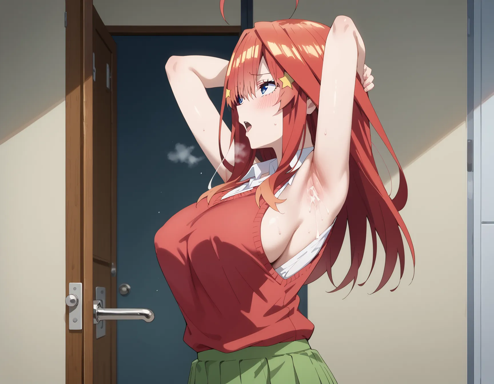 五等分の花嫁に登場する五つ子の五女五月ちゃんのエロいAI画像402枚！(5ページ目)の19枚目の画像です。
