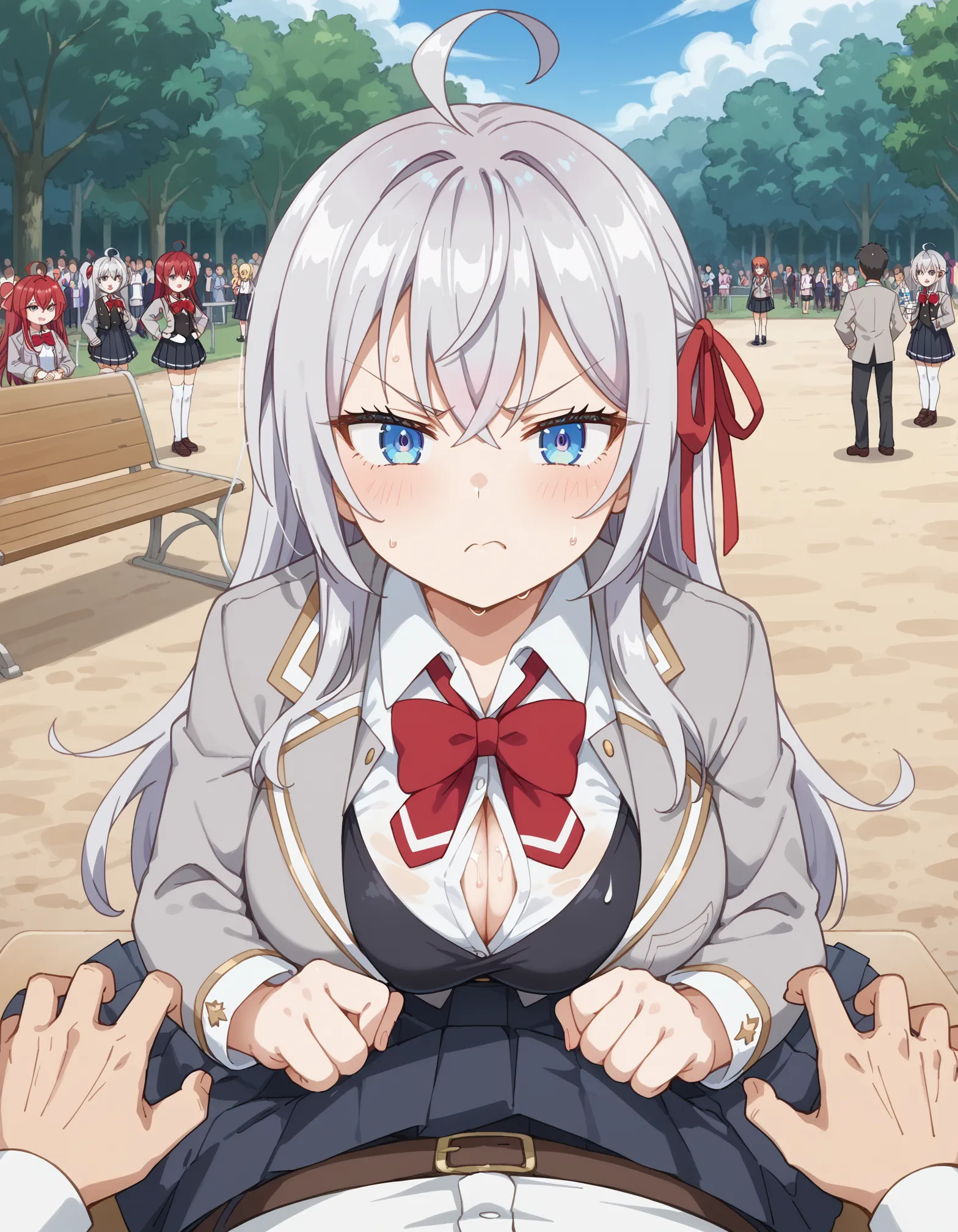 【アリサ・ミハイロヴナ・九条エロ画像】ロシデレに登場するロシアハーフのツンデレ美少女アーリャちゃんのエッチなAI画像388枚！(6ページ目)_次ページのエロ画像