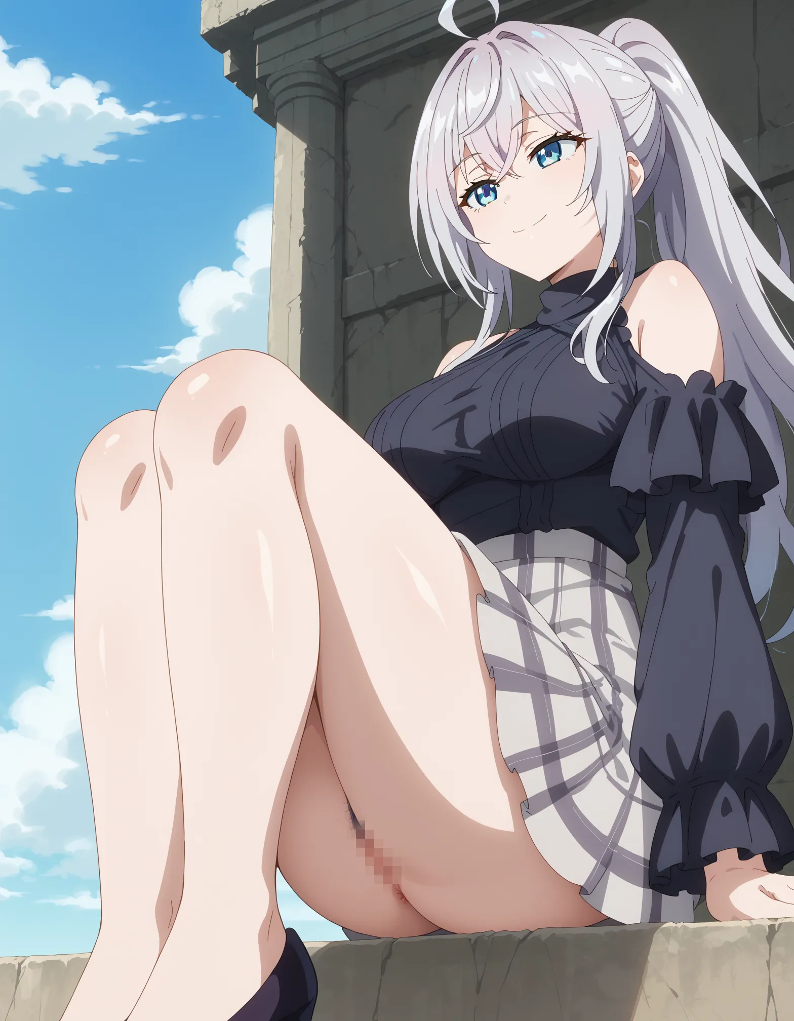 ロシデレに登場するロシアハーフのツンデレ美少女アーリャちゃんのエッチなAI画像388枚！(2ページ目)の5枚目の画像です。