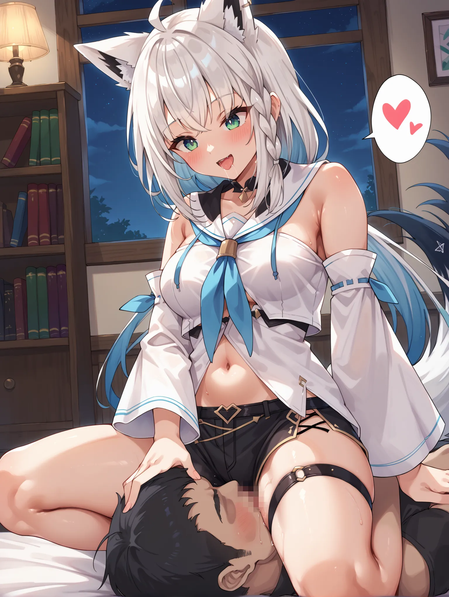 セクシーで可愛い「白上フブキ」のエロ画像_part9の16枚目の画像です。